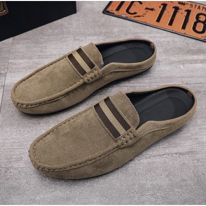 Fashion Breathable Half Slippers Men New Men's Shoes Lightweight ...