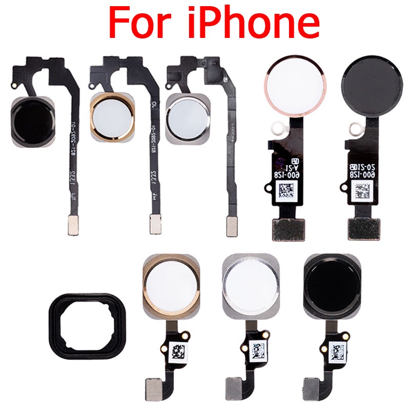 Home Button with Flex Cable for iPhone 5 5C 5S 6 6Plus 6s plus 8 7