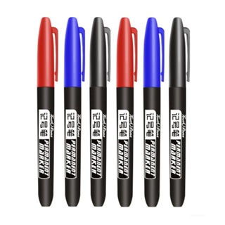 50pcs Fine Point Black Permanent Marker For Logistics, Oil-based,  Quick-drying, Waterproof And Fade-resistant