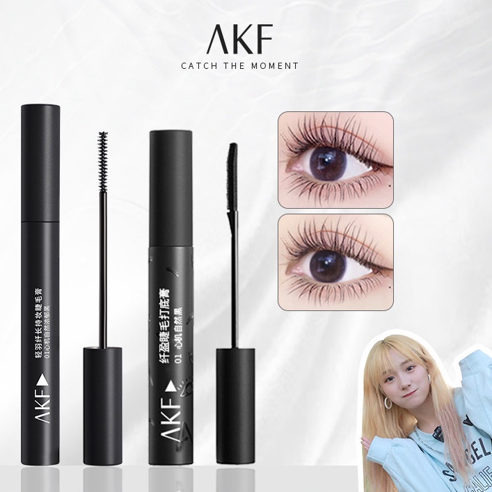 Ready Straw AKF Mascara Waterproof Lightweight Long-Holding Makeup Not ...