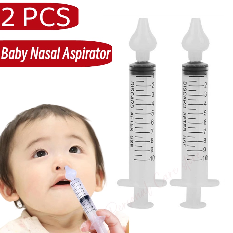 2PCS Nasal Aspirator for Baby/Baby Nose Cleaner/Cleanable and Reusable
