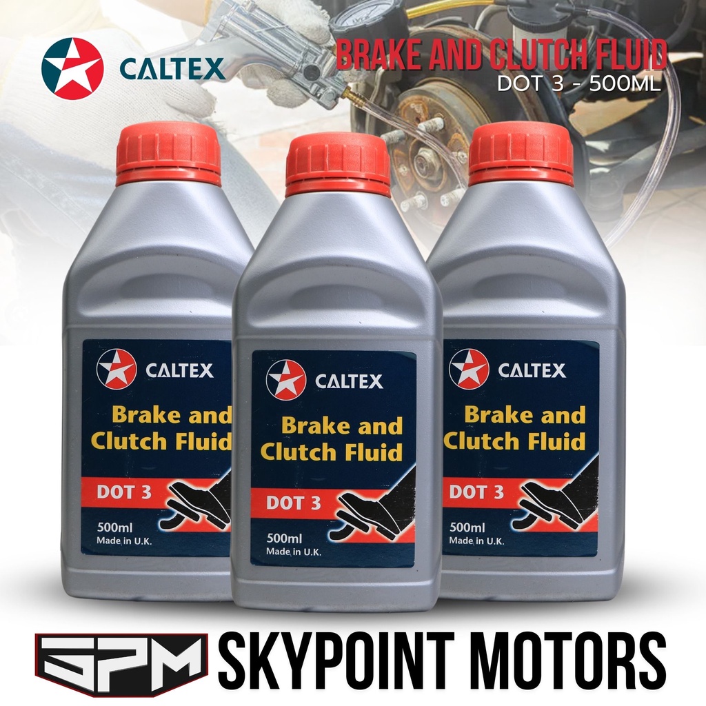 Caltex Havoline brake and Clutch Fluid DOT 3 500ML (9406013) Shopee