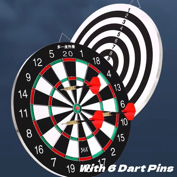 Dart Board Thickening Doublesided Dart Board Dart Board Set With 6