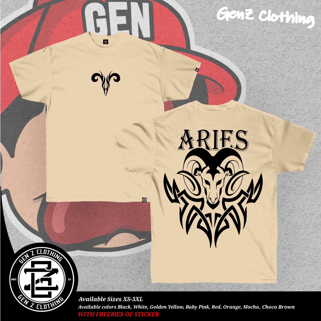 ARIES ZODIAC - GenZ Clothing Premium Quality Shirt and Premium