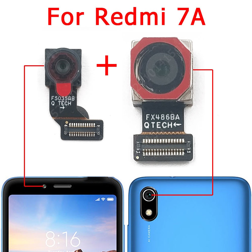 For Xiaomi Redmi 7 7A 6 6A Rear Front Camera Frontal Selfie Back ...