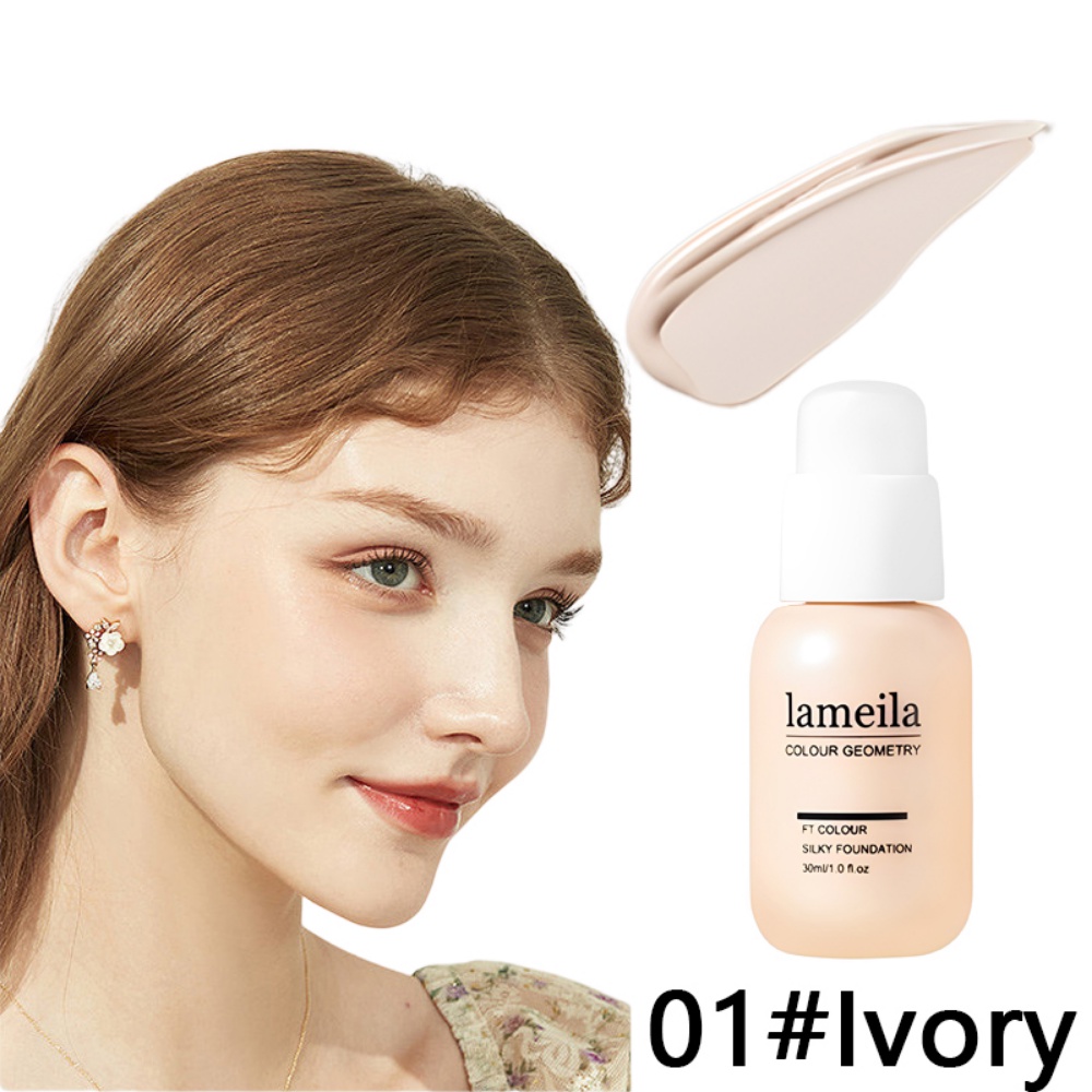 Lameila Matte Oil Control Concealer Foundation Cream,New 30ml Long ...