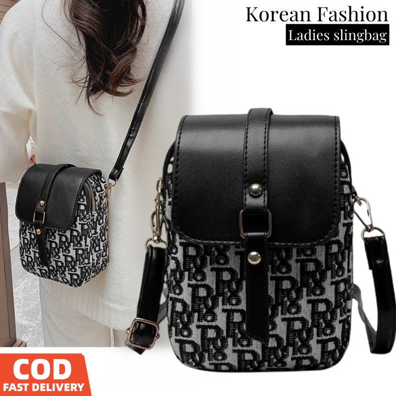 Korean Ladies Shoulder bags Cute Leather Sling Bag For Women Phone Bag