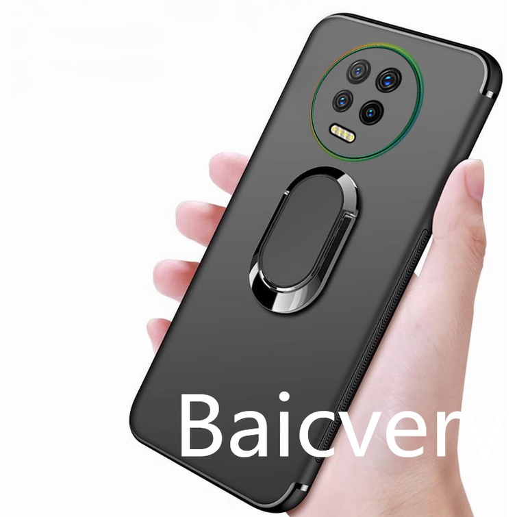 infinix Note 7 Casing Magnetic Car Finger Ring Holder Soft TPU Back ...