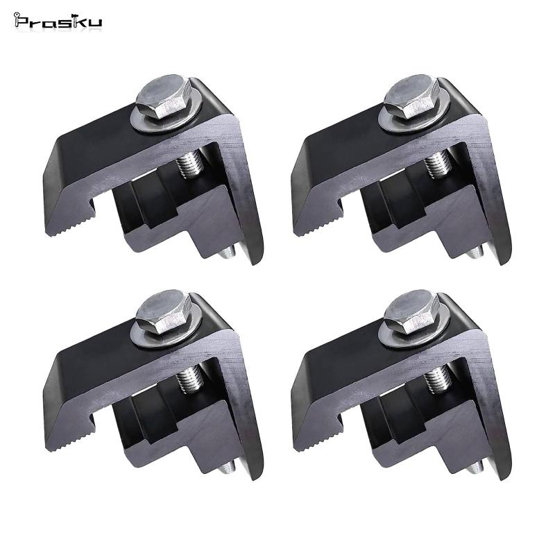 [Prasku1] 4Pcs Track System Mounting Clamps for Camper Shell Truck