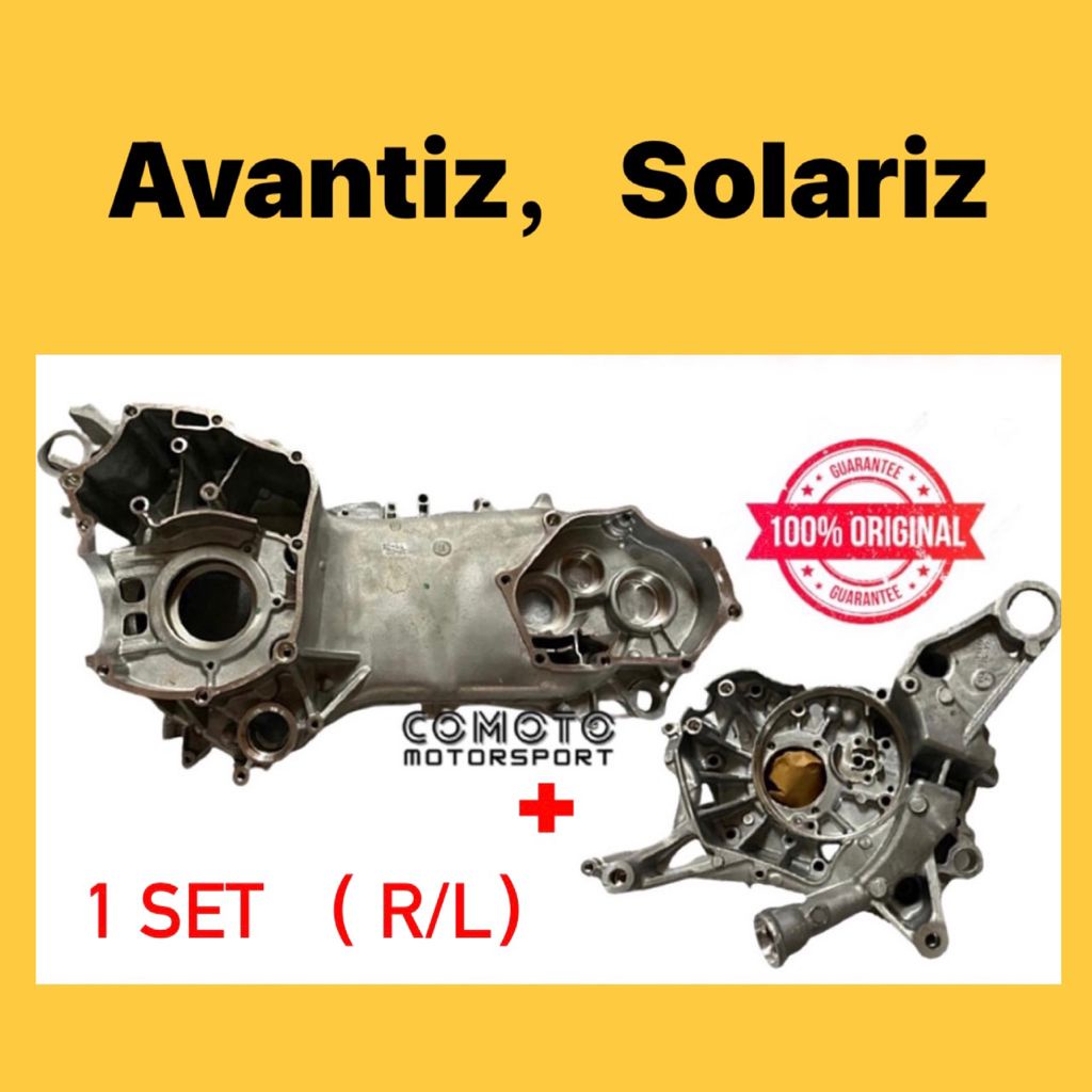 Yamaha EGO AVANTIZ SOLARIZ AVANTIS SOLARIS ENGINE CASE SET CRANKCASE ...