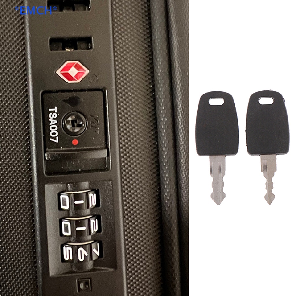 EMCH> 1Pc al TSA002 007 Key Bag For Luggage Suitcase TSA Lock Key new