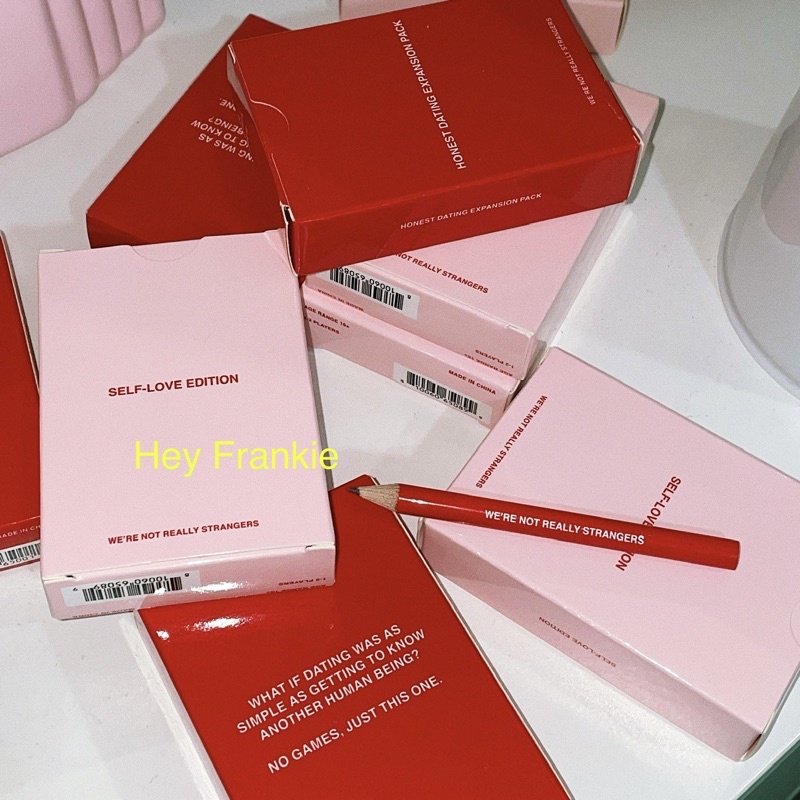 US ORIGINAL! WNRS We're Not Really Strangers Card Games + Expansion