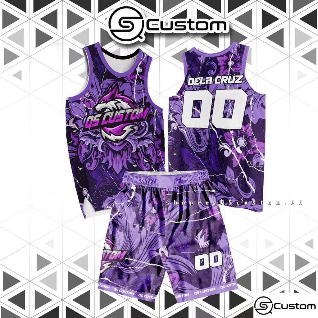 229 HG BASKETBALL CONCEPT JERSEY VIOLET WOLVES FULL SUBLIMATION