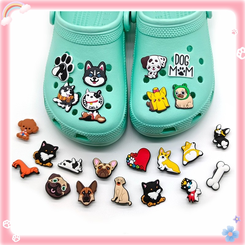 Crocs Accessories Jibbitz Cute Dog Collection Crocs Button Cute