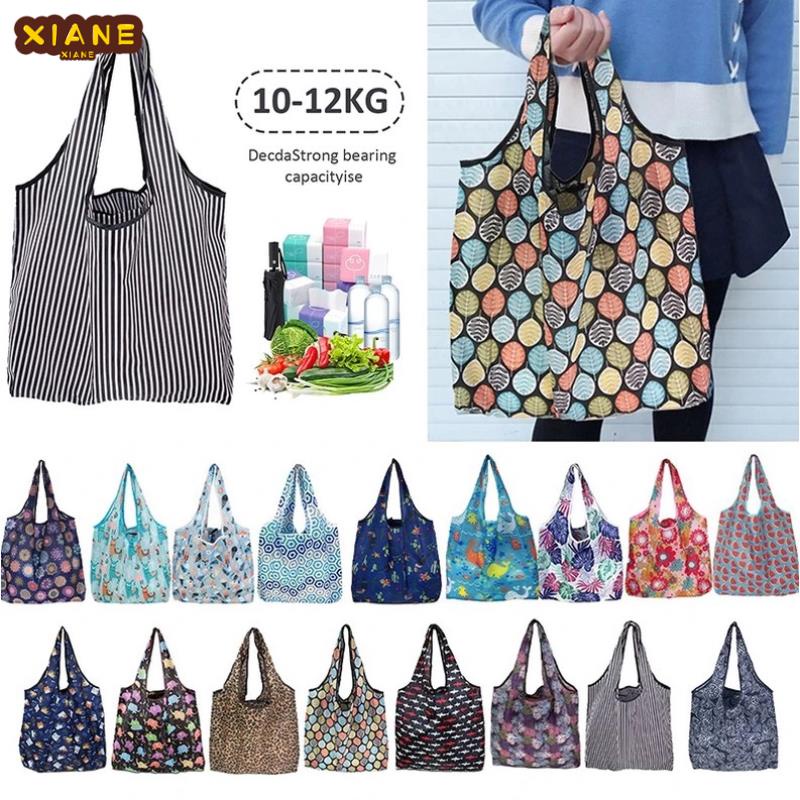 Big Size Thick Nylon Large Tote ECO Reusable Polyester Portable