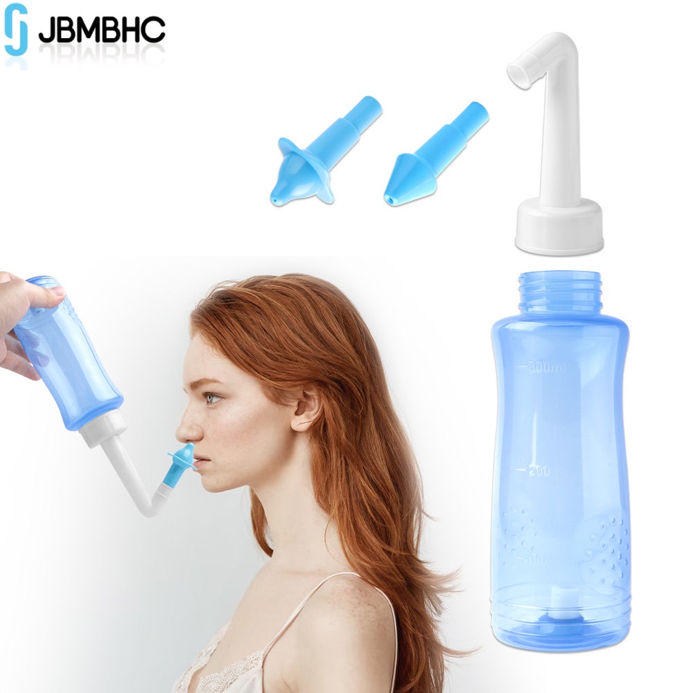 Jbmbhc Double Nozzle Nasal Washer 300 500ml For Adult Kids Sinus 