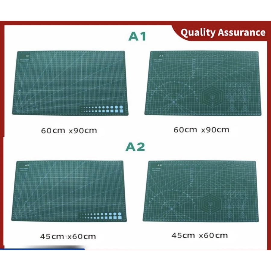 A1 A2 Self-Healing Cutting Mat PVC Carving Mat Double Sided Manual ...