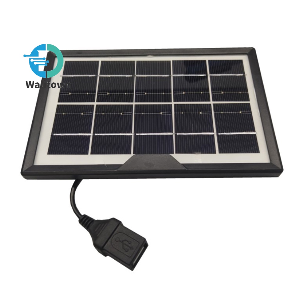 Solar Panel Continuously Power for Rechargeable Battery Camera 5V USB ...