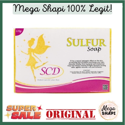 SCD Sulfur Soap Anti-Acne Anti-bacterial 135g | Shopee Philippines