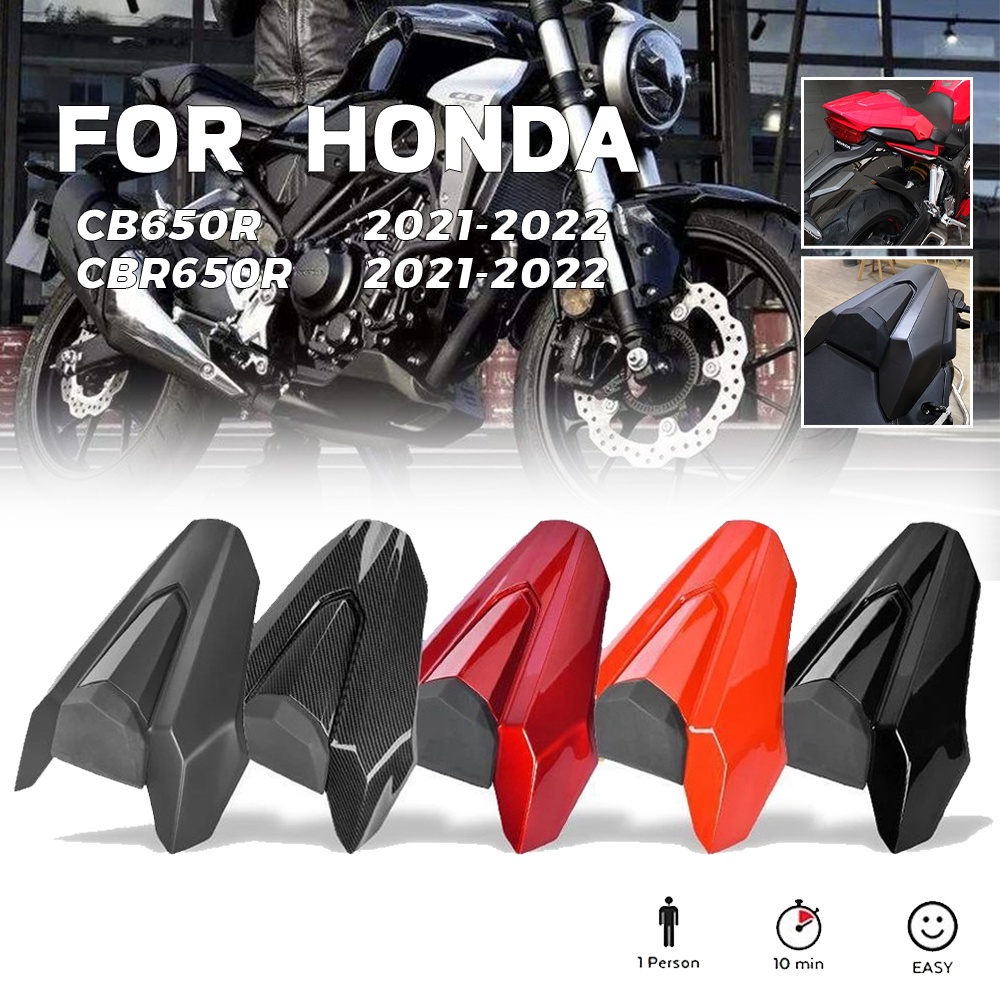 Black Rear Passenger Seat Cushion Fit For Honda CB650R CB 650R 2019-2023 | UK - View #2
