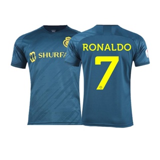 Kid's | RONALDO #7 ALNASSR Authentic Futbol Sports Soccer Jersey T-Shirts &  Shorts 00152