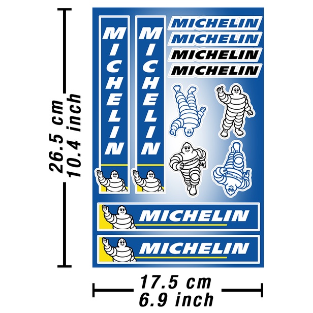 Michelin Tires Decals Stickers Vinyl Graphics Autocollant Aufkleber ...