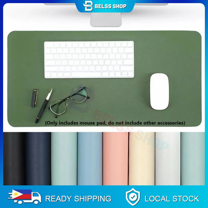 Desk pad, PU waterproof large mouse pad, desktop leather pad, writing ...