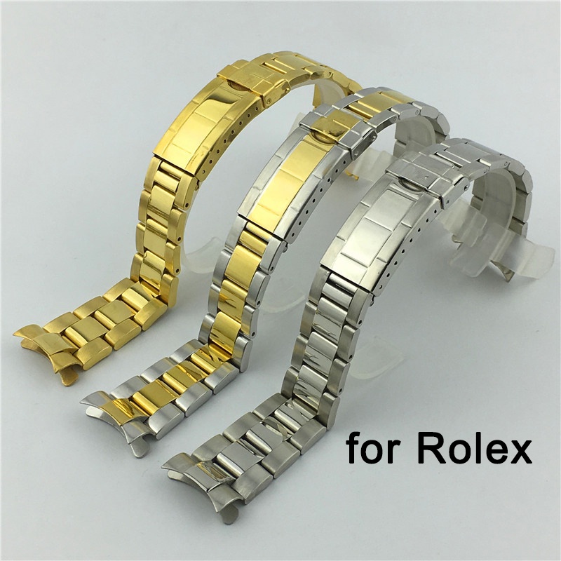 Rolex gold band replacement hot sale