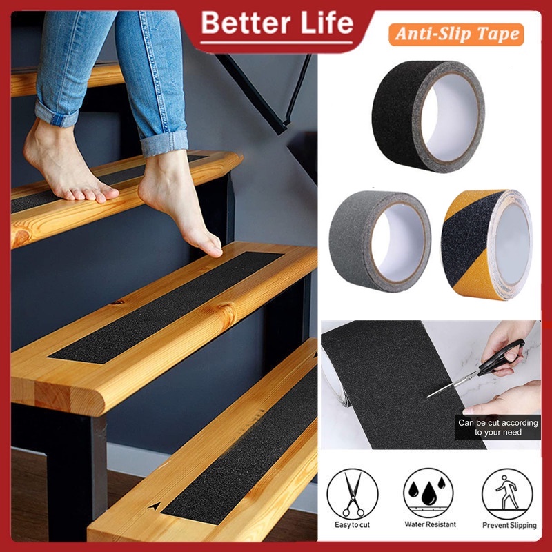 Floor Non Slip Tape Bathroom Stairs High Friction Safety Anti-slip Tape ...