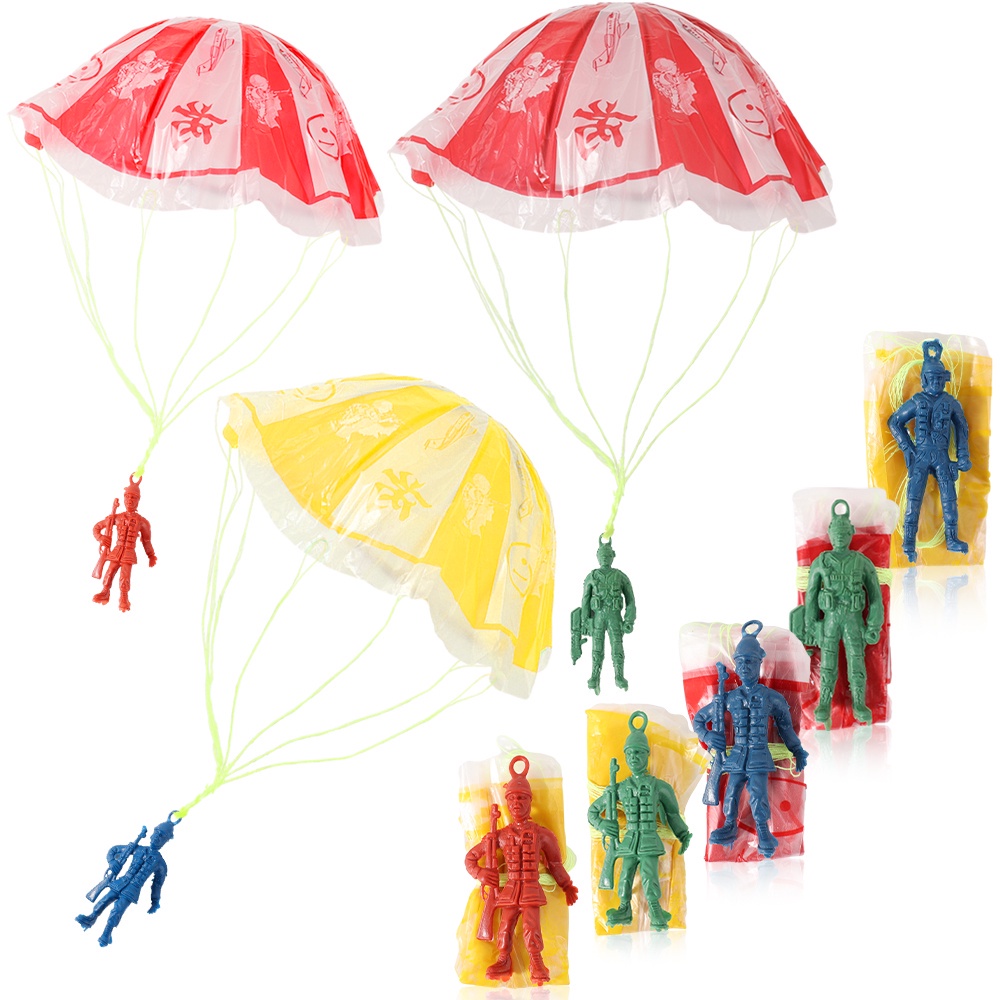 Parachuting Soldier Simulated Flying Toy / Fun Outdoor Entertain Game ...