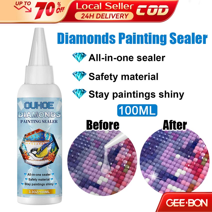 GEEBON Diamond Painting Sealer Diamond Painting Art Glue Permanent Hold