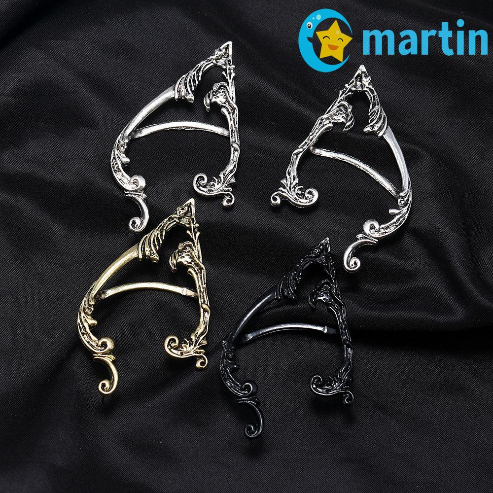 MARTIN Gothic Elves Ear Cuff Punk Retro Fashion Design Ear Hook Solid ...