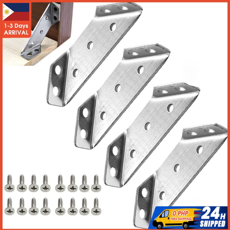Corner Bracket Connector Stainless Steel Corner Brace Joint Fastener