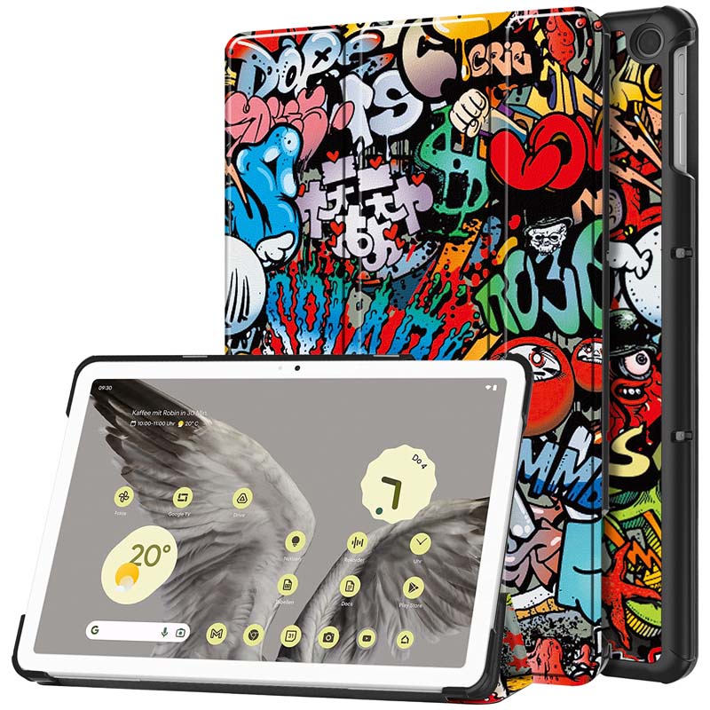 PU leather protective case for Google Pixel Tablet cute kid anti-fall ...