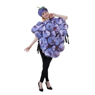 New Halloween Stage Play Costume Games Fruit Party Costume Grape ...