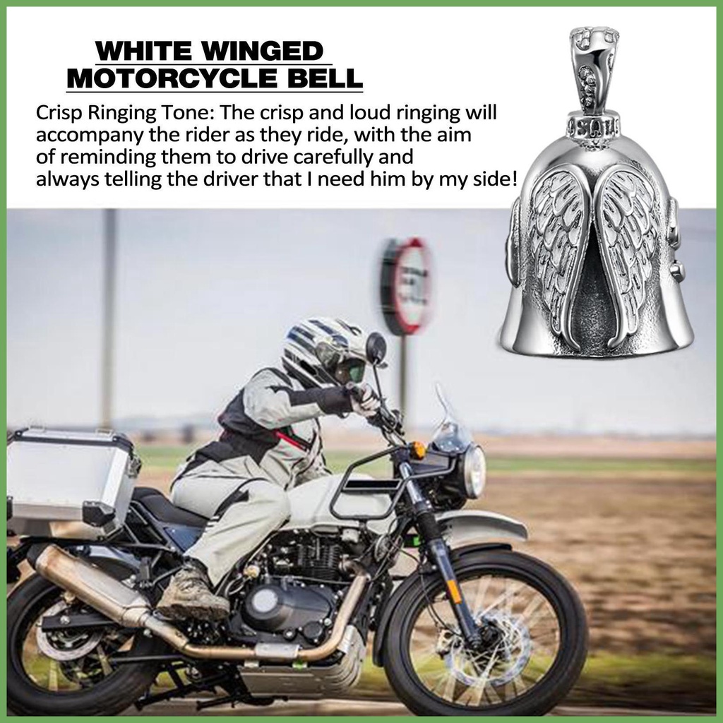 Motorcycle Guardian Bell Angel Riding Motorcycle Biker Bell Portable ...