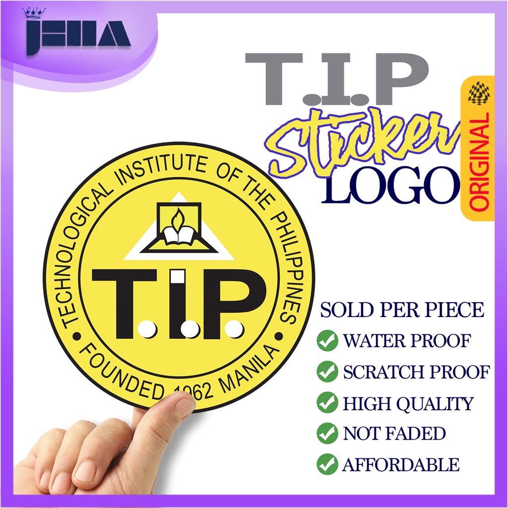 Vinyl Sticker TIP - Technological Institute of the Philippines Logo ...