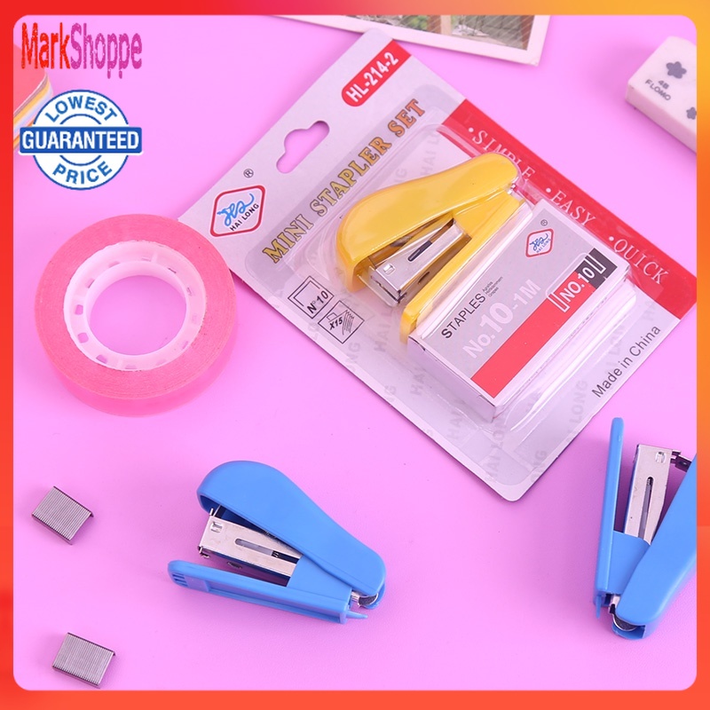 4 Stuks Cartoon Mini Desktop Nietmachine Hand Niet... – Vicedeal