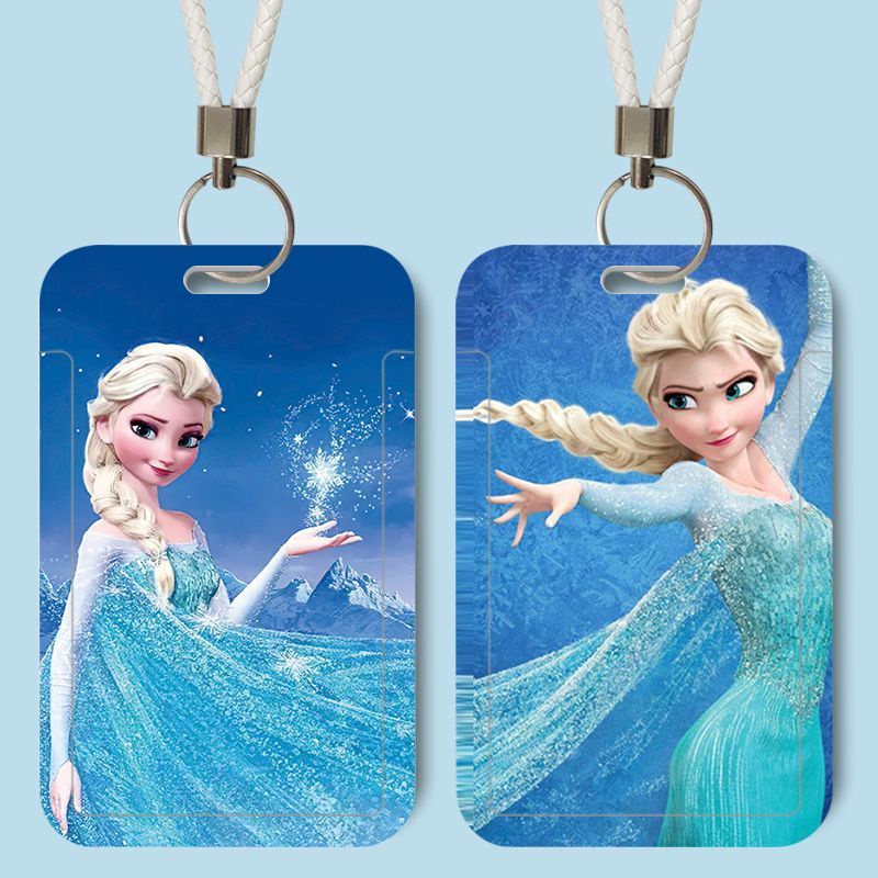 Frozen Princess Elsa Merchandise Card Holder Customized Student Meal