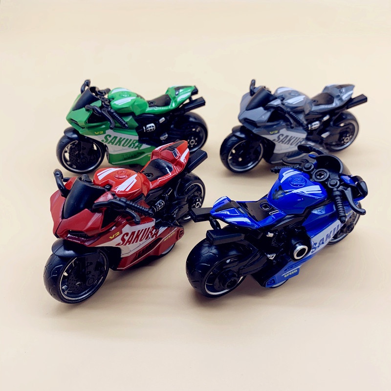 pull back motorcycle toy