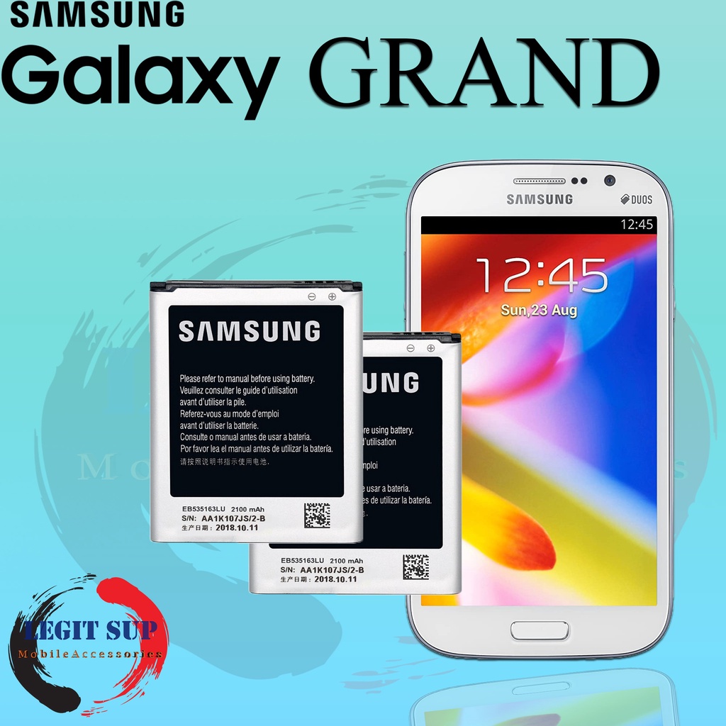 Samsung Galaxy Grand Battery Model: EB535163LU 2100mAh () | Shopee ...