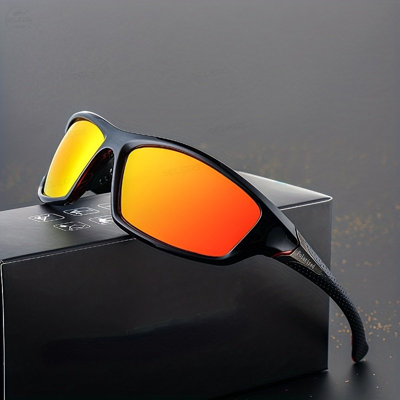 X-Loop Polarized Metal Sunglasses For Men - UV400 Protection, Lightweight Sports & Outdoor Use