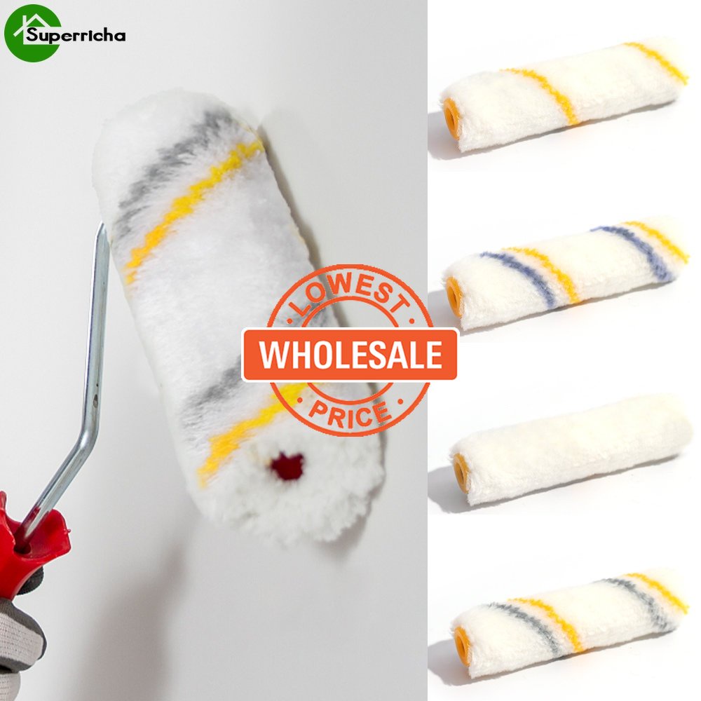 [Wholesale Price] 1PC 4 Inch Microfiber Paint Roller Sleeves Paint