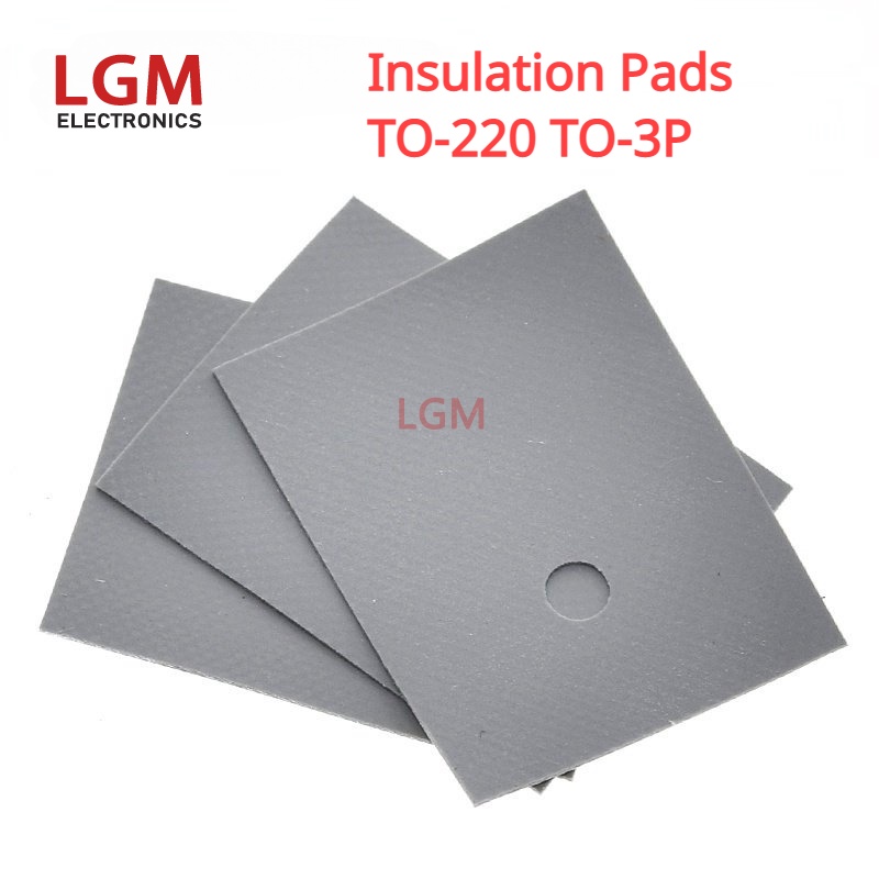 10pcs To-3pmica Sheet Mica Insulation Pad Heat Insulation To-3pl Insulation Pads Silicone Insulation - Integrated Circuits