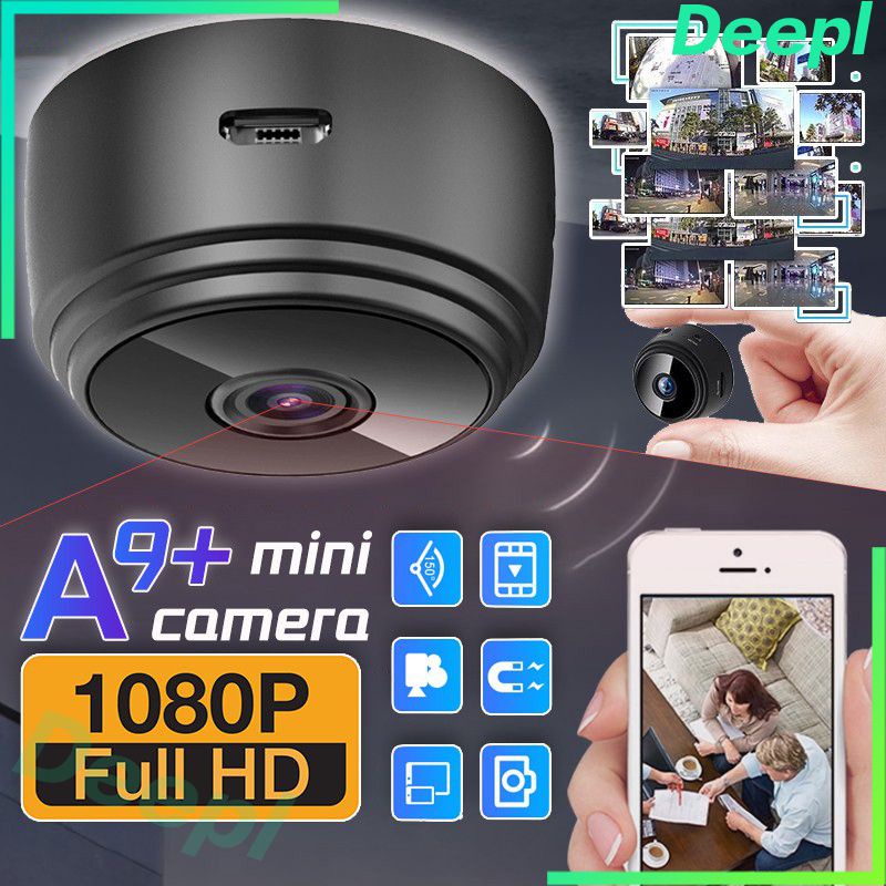 A9 CCTV Camera Mini 1080p Night Vision Wireless Camera Connect to