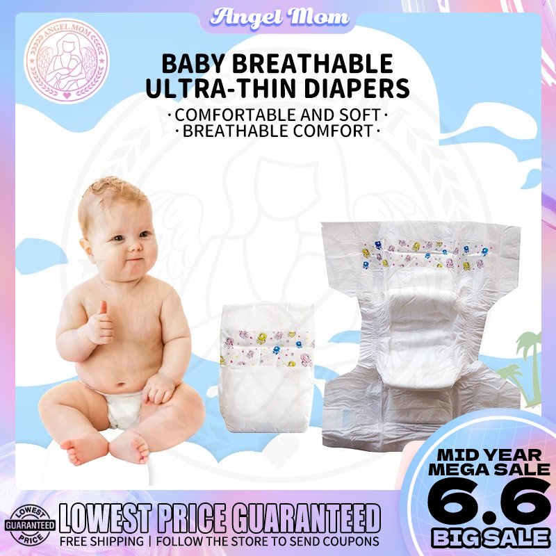 Baby Diaper 50Pcs Baby Disposable Diapers Baby Diaper Tape Diaper For