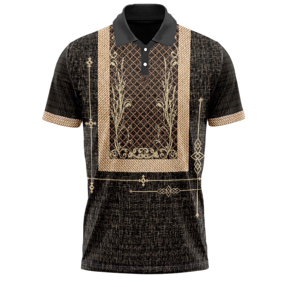 Philippine Ethnic/ Tribal Modern Barong Polo Shirt | Shopee Philippines