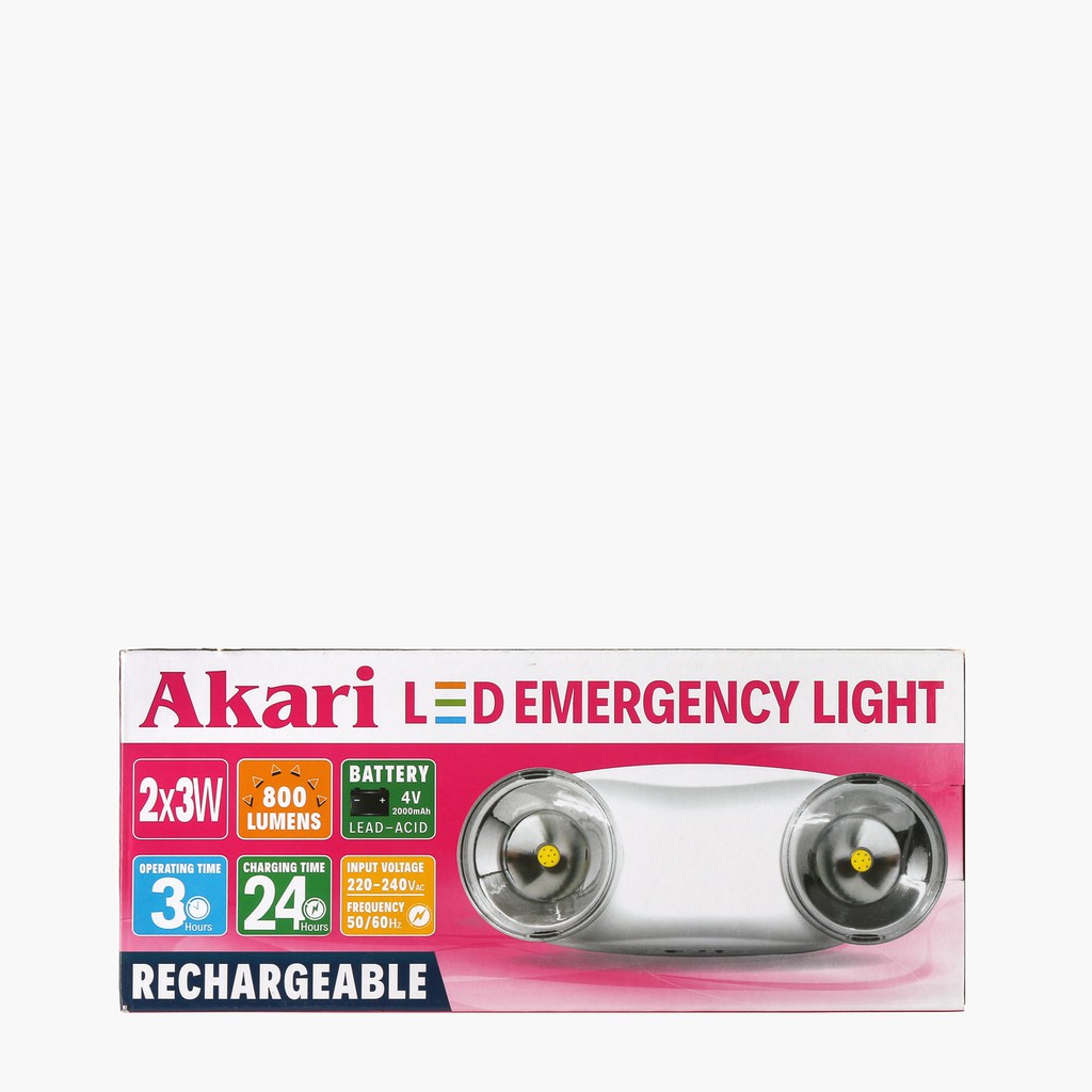 Akari LED Rechargeable Emergency Light AEL7013 Shopee Philippines