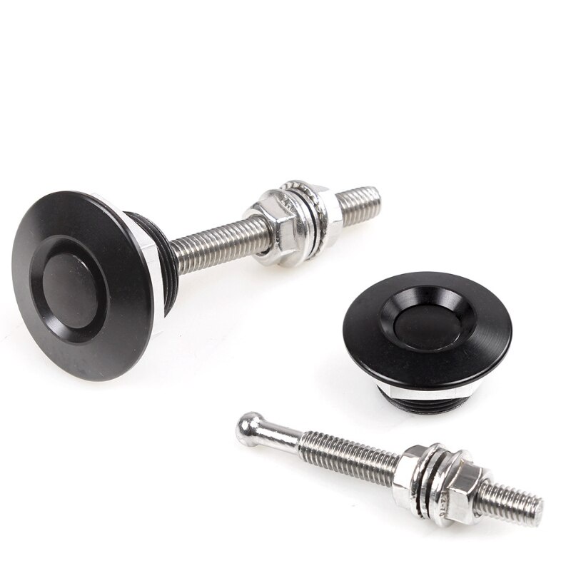 2pcs Car Hood Bonnet Pins Push Button Car Bonnet Lock Clip Quick ...