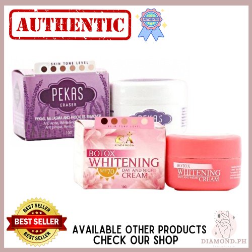 Capadosa Pekas Cream & Botox Whitening Cream with SPF 70 Day and Night ...